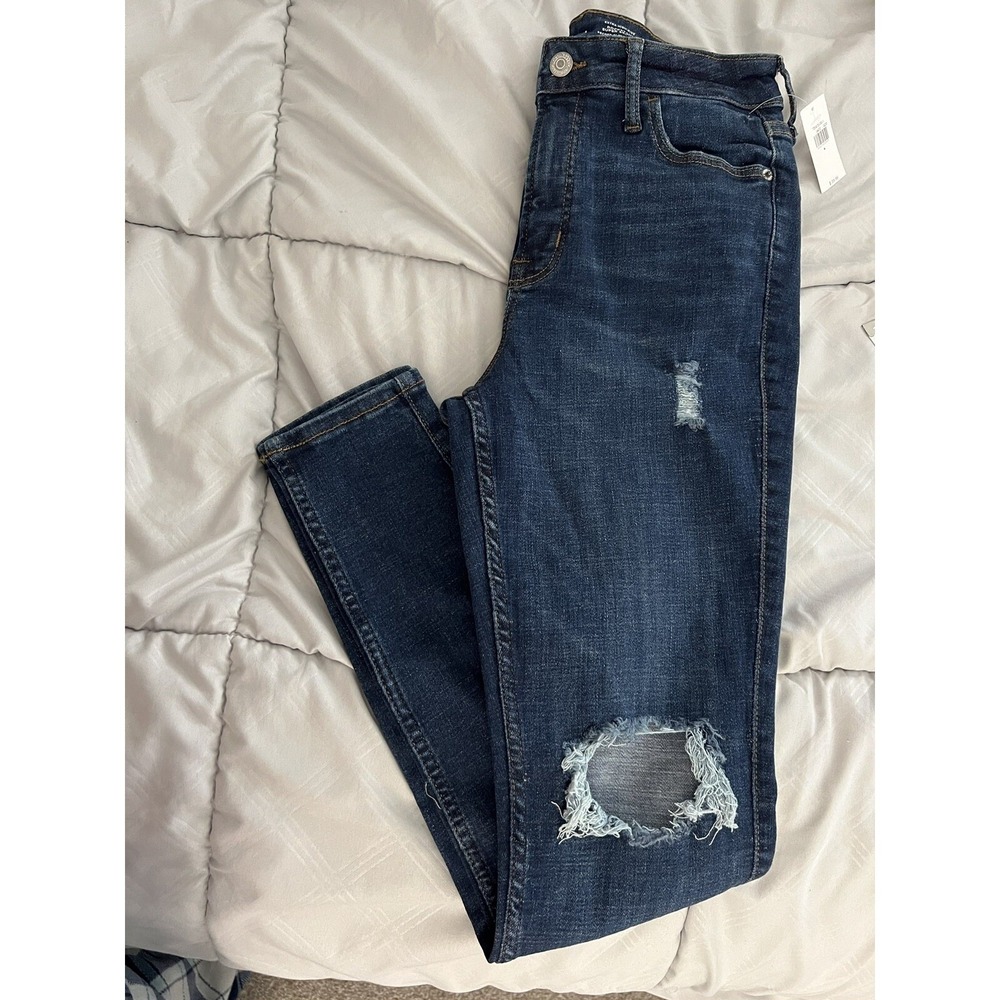 Old Navy Rockstar Super Skinny Extra High Rise Jeans Womens Size 4 NWT
